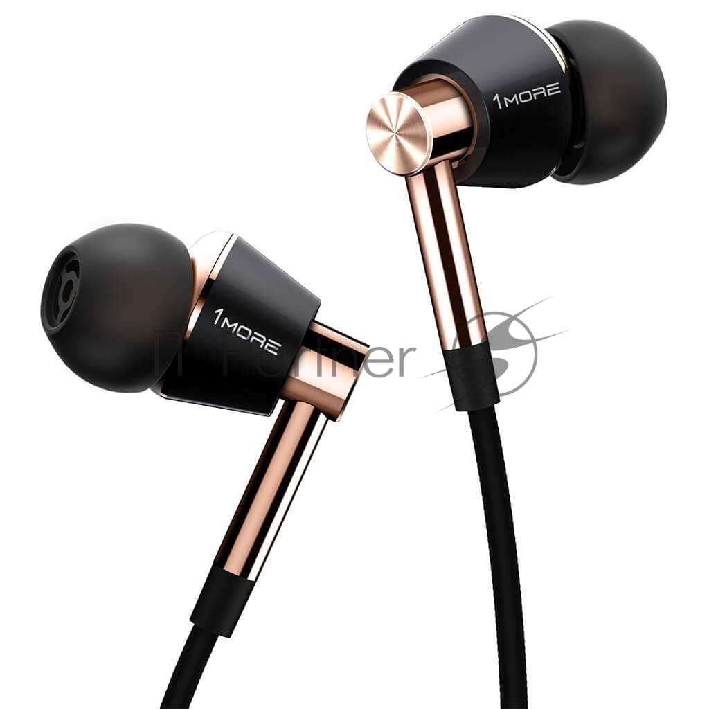 Наушники 1MORE Triple-Driver In-Ear Headphones E1001-Gold