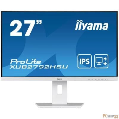 Монитор LCD 27'' 16:9 1920х1080(FHD) IPS, nonGLARE, 75 Гц, 250cd/m2, H178°/V178°, 1000:1, 80M:1, 16.7M, 4ms, VGA, HDMI, DP, white