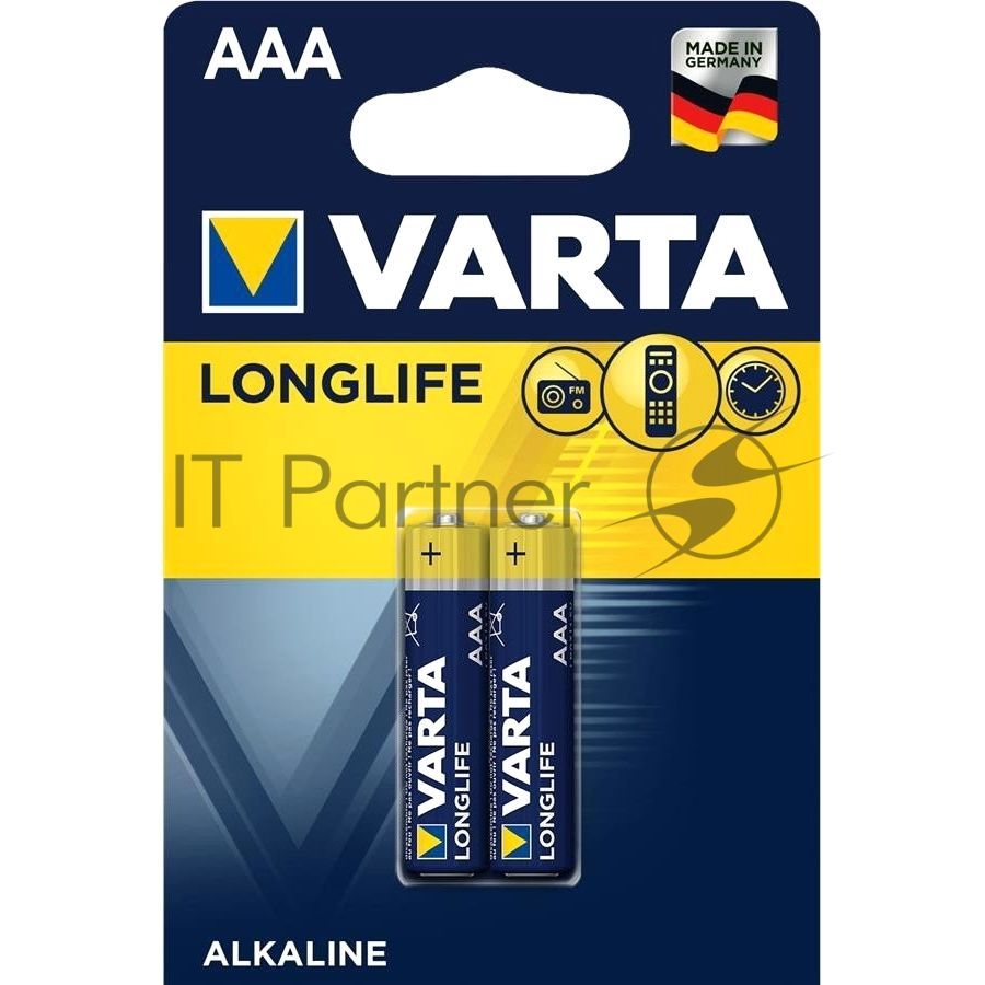 Батарейки VARTA Long Life AAA блистер 2 04103101412