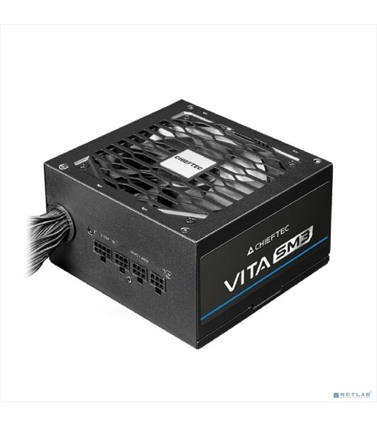 Блок питания Chieftec Vita SM3 BPX-750-C (ATX 3.1, 750W, 80 PLUS BRONZE, Active PFC, 120мм fan, Semi-modular Cable Management) Retail