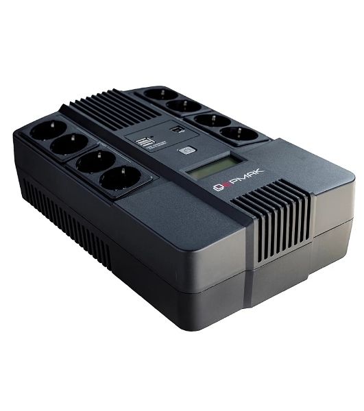 Источник бесперебойного питания Ермак 800 ВА/480 Вт, 8xSchuko, LED, USB (СБП ЕРМАК 220-220.0,8-32-ВНЛ)