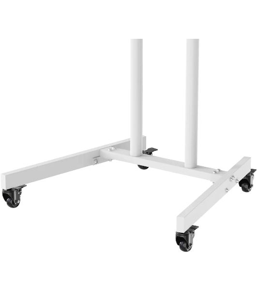 Стойка для телевизора Cactus CS-ST04 белый, 37"-70" макс. 68 кг, напольный, мобильный