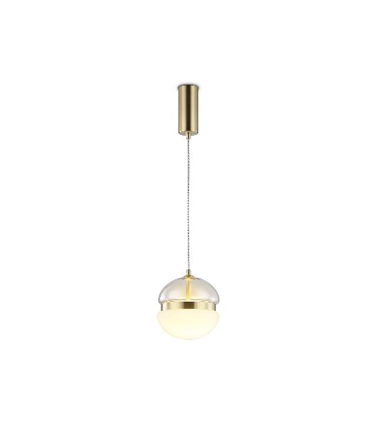 Подвесной светодиодный светильник Ambrella light LH11001 GD/FR золото/белый матовый 20W 3000K D180*200