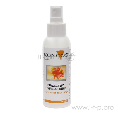 Средство очищающее для экранов Konoos (арт. КW-100), 100 мл