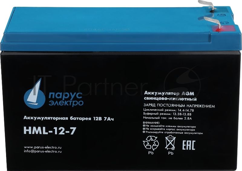 Батарея для ИБП Парус Электро, профессиональная серия HML-12-7