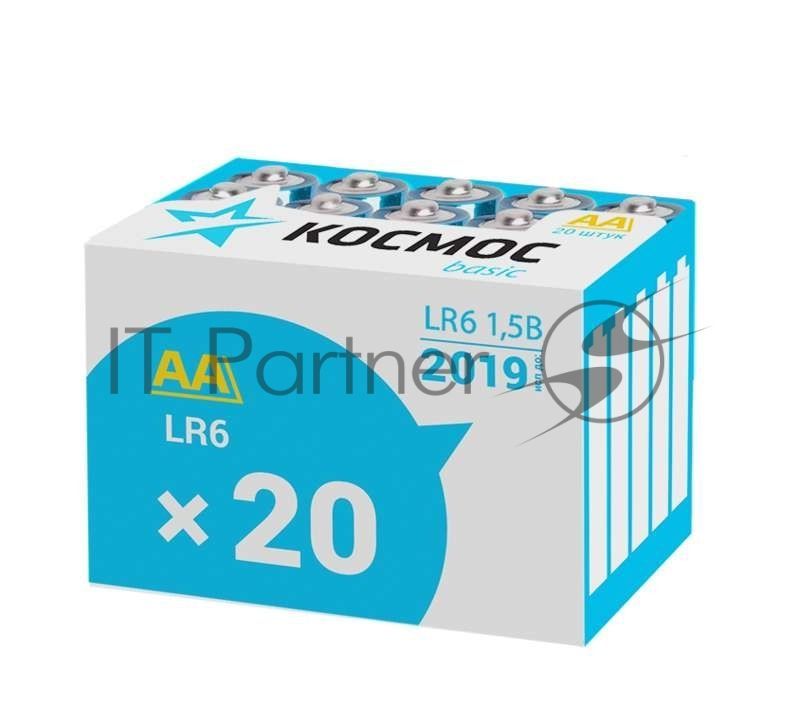 Элемент питания Космос алкалиновый LR LR6 (уп.20шт)