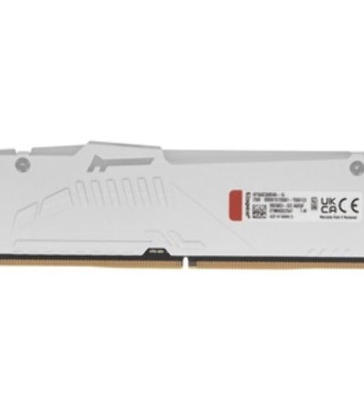 Оперативная память Kingston Fury Beast RGB, DDR5, 16GB (1x16GB), 6000 MHz, CL30, с радиатором, RGB, белый