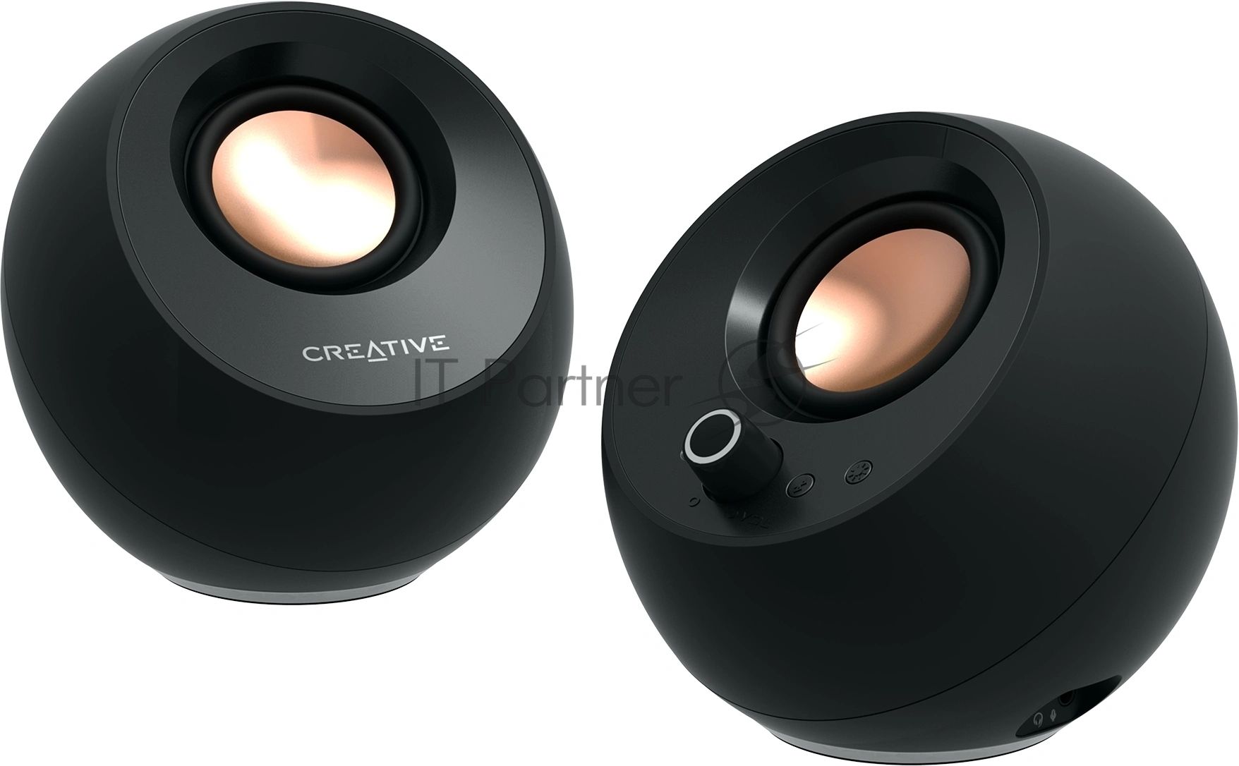Колонка Creative Pebble Pro 2.0 черный/темно-зеленый 10Вт BT портативная