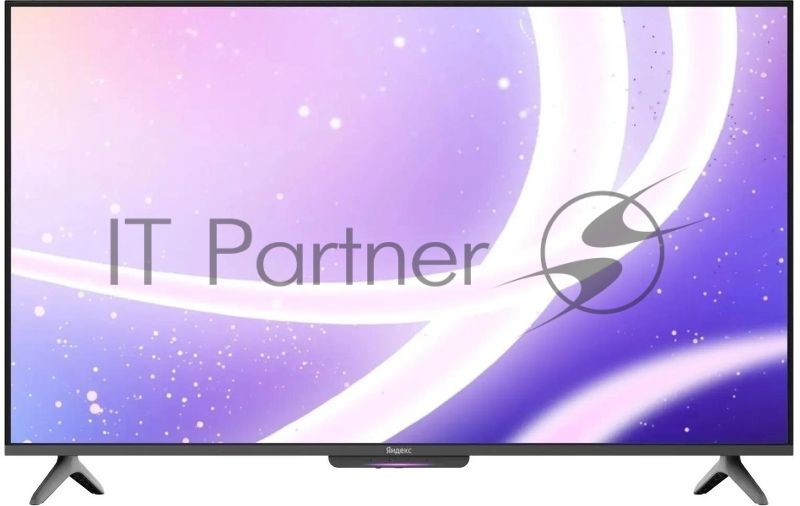 Телевизор Яндекс 55'' YNDX-00076 черный LED UHD 60Hz Бейсик с Алисой на YaGPT 3GB/32GB