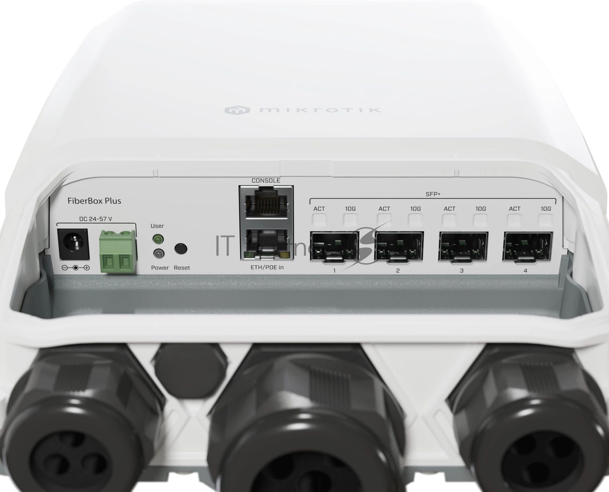 Коммутатор Mikrotik CRS305-1G-4S+OUT FiberBox Plus, 1*1Gbit RJ45, 4*SFP+, outdoor case