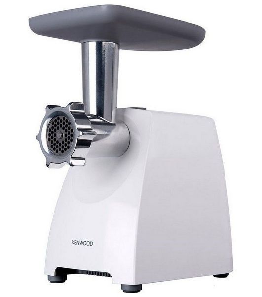 Мясорубка электрическая Kenwood MG 360 белый, 1400 Вт, 1.5 кг/мин, реверс, насадки - 5