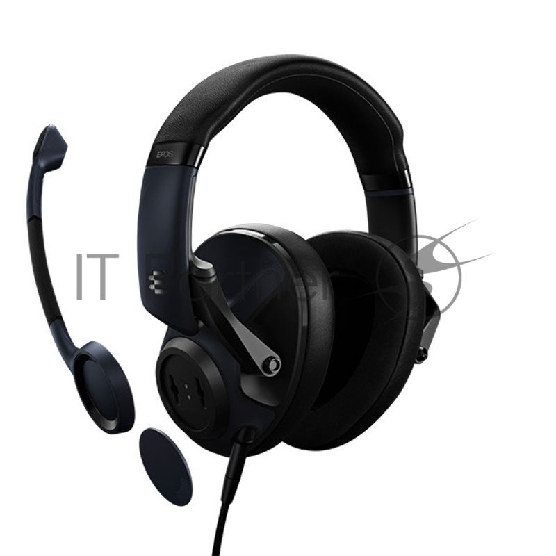 Игровая гарнитура EPOS H6 PRO Closed чёрная (Sennheiser, mini jack 3.5 мм, PC / Soft phone, PS4, Xbox One, Nintendo Switch, Mac OSX, PS5, Xbox Series X)