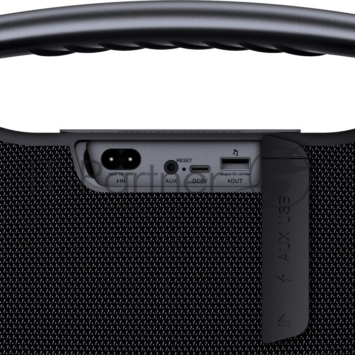 Портативная акустическая система SVEN PS-990, черный, 2.0, 2x90 Вт (RMS), IPx7, TWS, Bluetooth, USB, аккумулятор