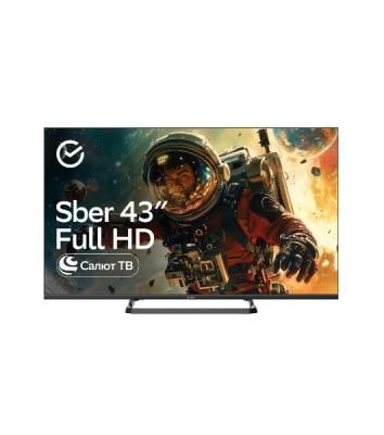 Телевизор Sber 43" SDX-43F3000MBA черный LED FHD 60Hz Smart TV Салют ТВ 1.5GB/8GB