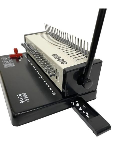 Переплетчик Office Kit B2116 A4/перф.13л.сшив/макс.450л./пластик.пруж. (4.5-45мм)
