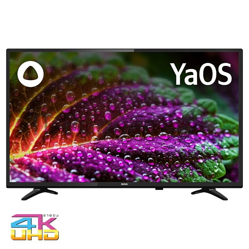 Телевизор BBK 43" 43LEX-8264/UTS2C черный LED UHD 60Hz ЯндексТВ