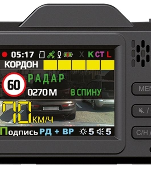 Радар-детектор Inspector CAYMAN S signature Видеорегистратор GPS приемник G-сенсор черный