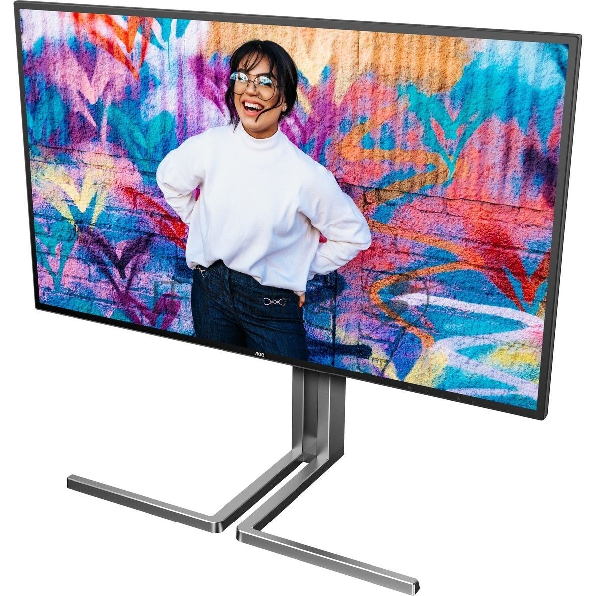 Монитор 27" AOC U27U3CV Nano IPS 3840x2160, 60 Гц (75 Гц макс.), 4 мс, 16:9, 400 кд/м², 2×HDMI 2.0, DP 1.4, USB-C (96 Вт PD), USB Hub (4×USB 3.2 Gen2 + 1×USB-C), RJ-45, 3.5 Jack, динамики (2×3 Вт), DisplayHDR 400, Adaptive-Sync, KVM, черный