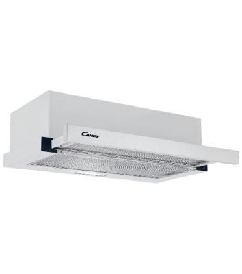 Вытяжка встраиваемая Candy CBT60RWG-07 белый, 60 см, 650 м³/ч, 70 дБ