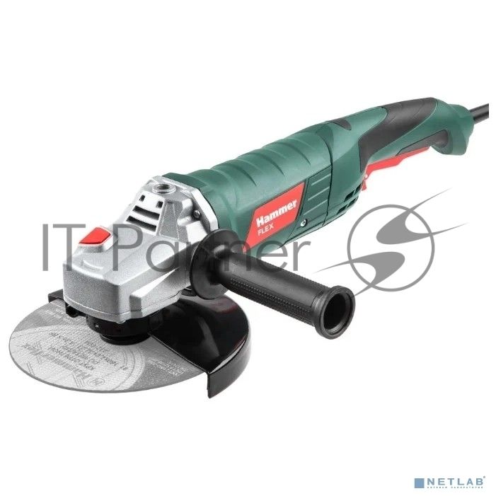 Угловая шлифовальная машина Hammer Flex USM1650D 1650Вт 8000об/мин 180мм