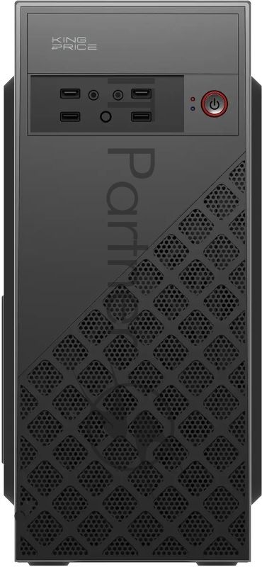 Компьютерный корпус KingPrice KPCC-MD203 черный без БП ATX 1x80мм 3x120мм 2xUSB 2.0 audio