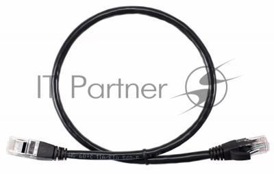 Патч-корд литой AOpen ANP612B-BK-1.5M (7/0.20) UTP Cat.6 черный 1,5m