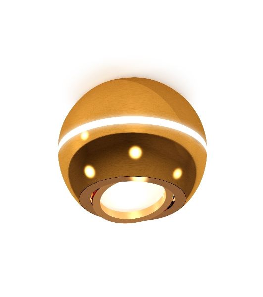 Светильник Ambrella Light XS1105011 PYG золото желтое полированное MR16 GU5.3 LED 3W 4200K (C1105, N7004)