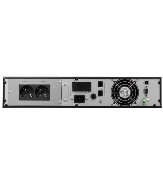 Источник бесперебойного питания SKAT-UPS 1000 RACK + 2x9Ah UPS 900 W, On-Line, sine, built-in rechargeable batteries 2 pcs x 9Ah