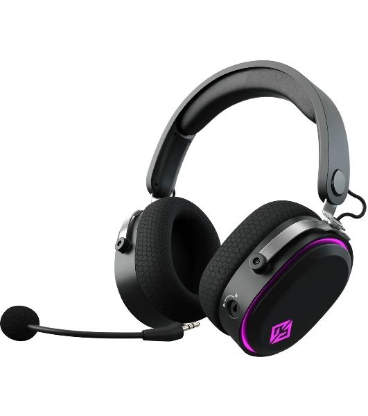Беспроводные/проводные наушники GMNG GG-HS405W черный, полноразмерные, Bluetooth + радиоканал + проводной, до 40 ч