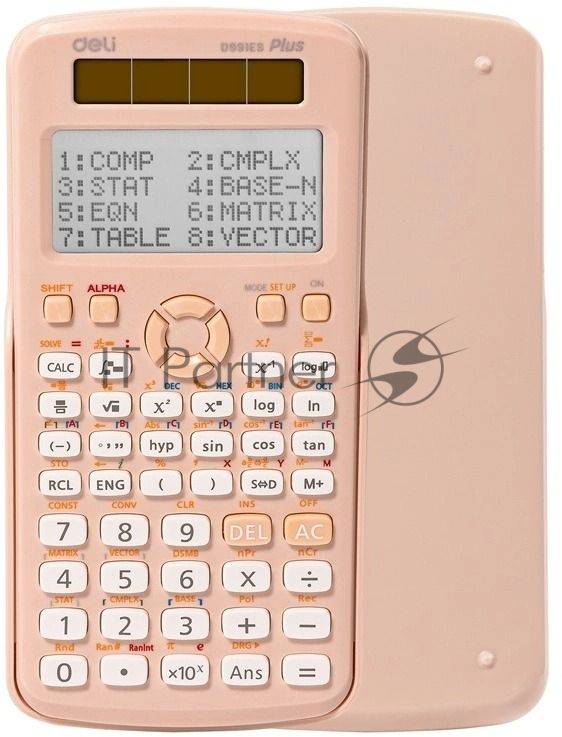 Калькулятор научный Deli ED991ES розовый 10+2-разр.