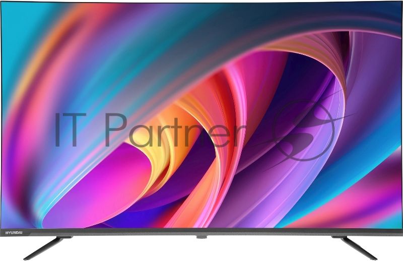 Телевизор Hyundai 43" H-LED43BU7100 серый LED UHD 60Hz WebOS 1.5Gb/8Gb