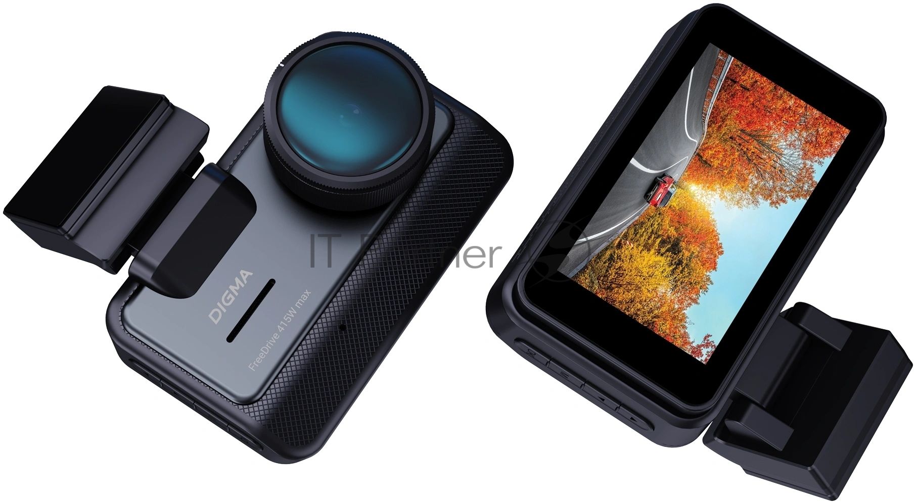 Видеорегистратор Digma FreeDrive 415W max черный 8Mpix 2160x3840 170гр. Allwinner
