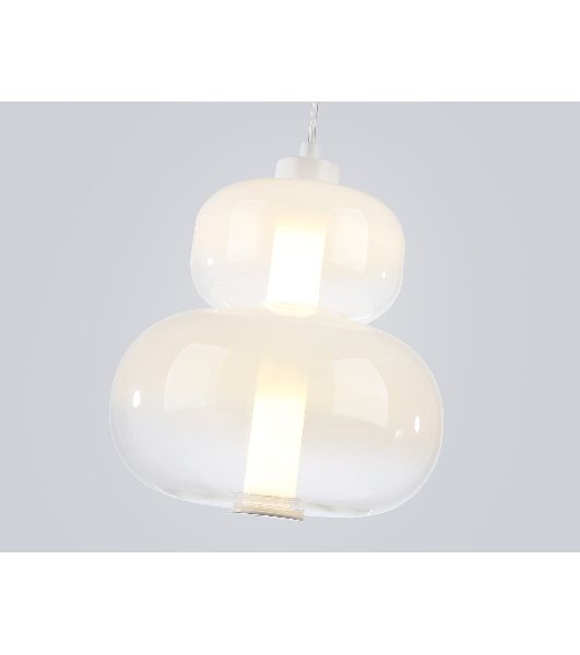Подвесной светодиодный светильник Ambrella light LH11051 WH/FR белый/белый матовый 12W 3000K D230*265