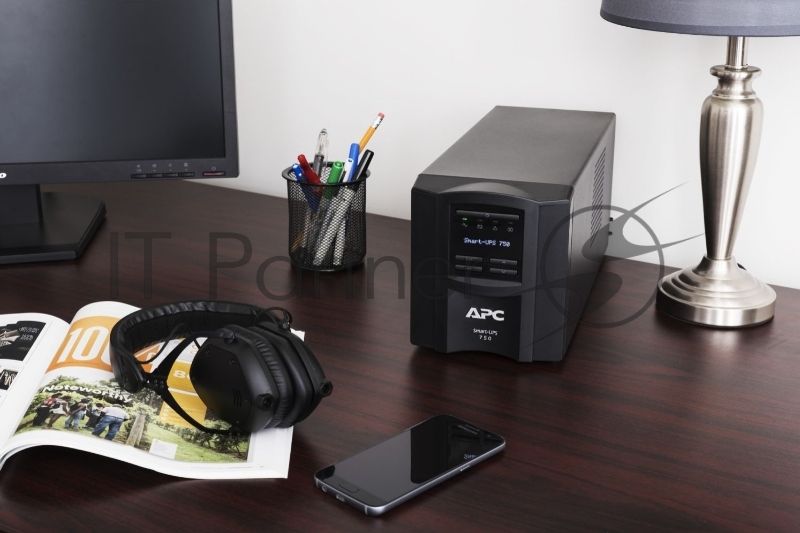 Источник бесперебойного питания APC Smart-UPS SMT750IC/750 ВА/500 Вт/6xIEC 320 C13 (компьютерный)