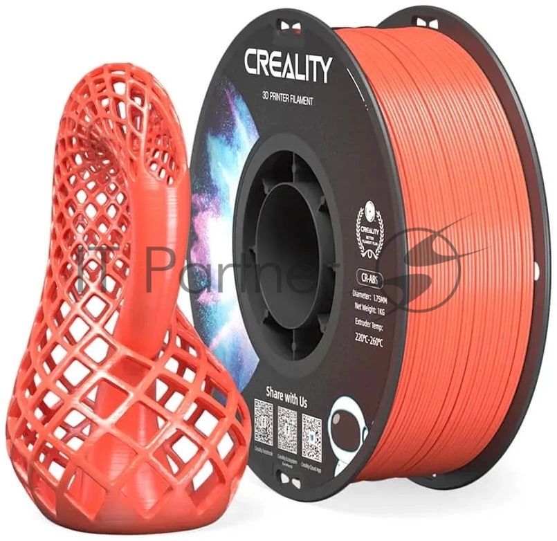 Пластик для принтера 3D Creality 3301020032 ABS d1.75мм 1кг 1цв. красный