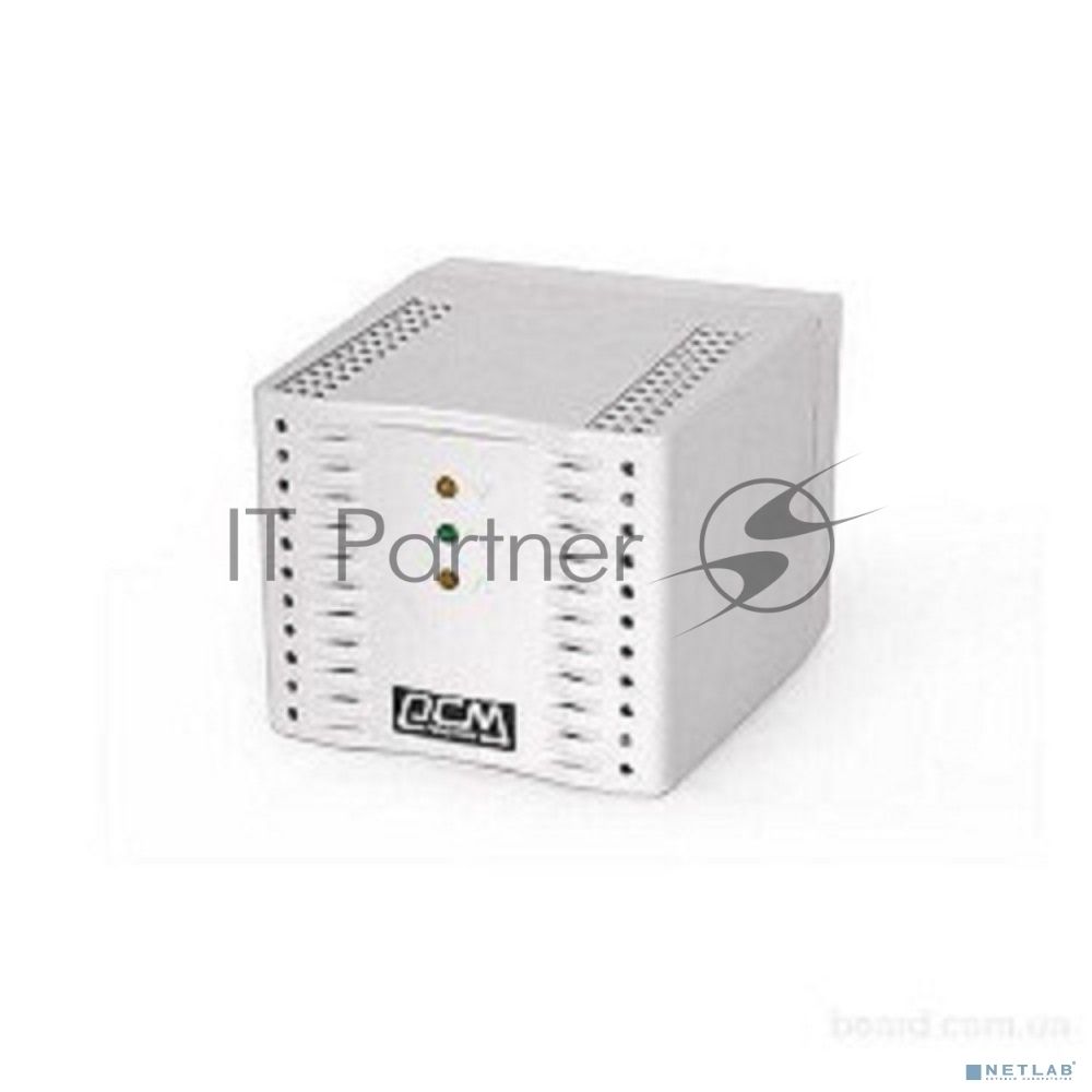 Стабилизатор напряжения Powercom TCA-1200 600Вт 1200ВА белый