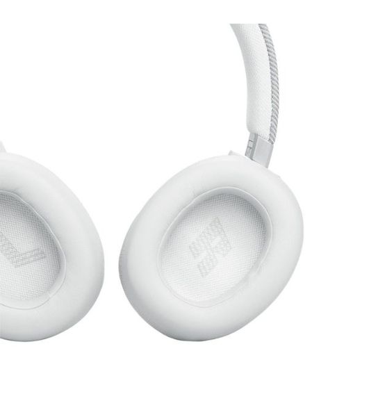 Беспроводные/проводные наушники JBL Live 770NC белый, полноразмерные, Bluetooth + проводной, адаптивное шумоподавление