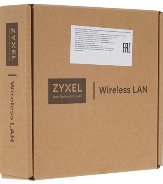 Точка доступа Zyxel NebulaFlex Pro WBE510D, Wi-Fi 7 (BE6500), MU-MIMO 4x4:2 + 2x2, двойные антенны (стена-потолок), 1xLAN 2.5GE