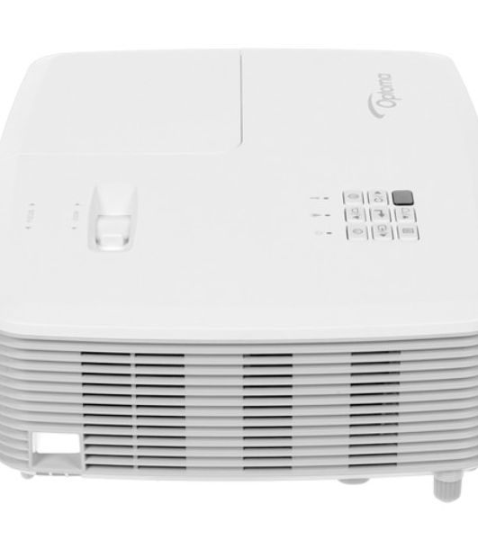 Лазерный проектор Optoma ZH400 DLP FullHD(1920*1080),4000 ANSI lm;300000:1;Zoom 1,1x;TR 1.4-1.62:1;HDMI x2; AudioOUT x1 Jack3.5мм; USB-A 1.5A; RS232; 15W mono; 32dB; 3kg белый (E9PD7KK01EZ14KD)