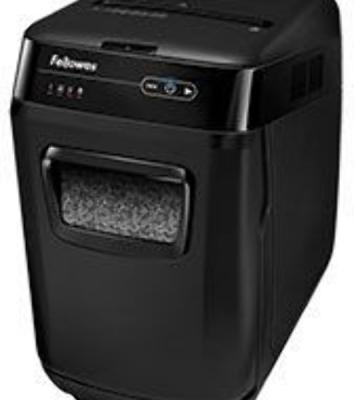 Шредер Fellowes AutoMax 200M микрорезка, автоподача, DIN P-5, 2х14 мм, 200 лст. 32 лтр.