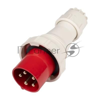Вилка переносная PPC 035 3Р+РЕ+N 63А 380В IP67 Jazzway