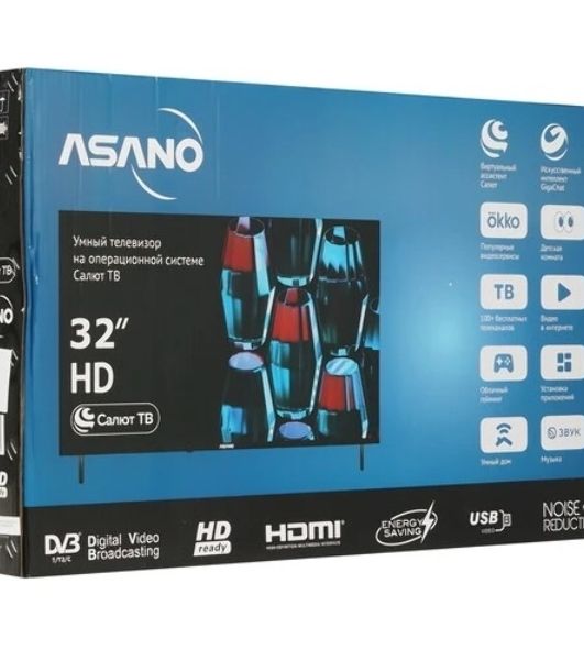 Телевизор Asano 32" 32LH5020T черный LED HD 60Hz Smart TV Салют ТВ