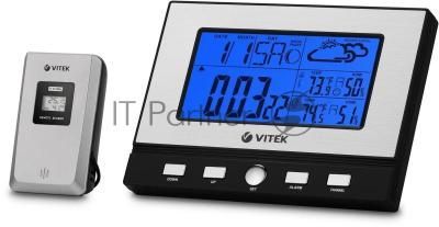 Погодная станция Vitek VT-3533 серебристый/черный Погодная станция Vitek VT-3533 серебристый/черный