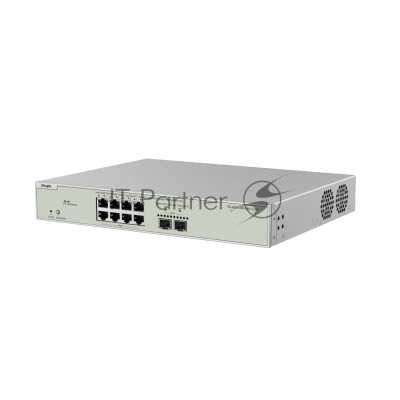 Коммутатор Ruijie Reyee RG-NBS3300-8MG2XS-P, 8×2.5 Гбит/с PoE+ + 2×10 Гбит/с SFP+ Uplink, управляемый