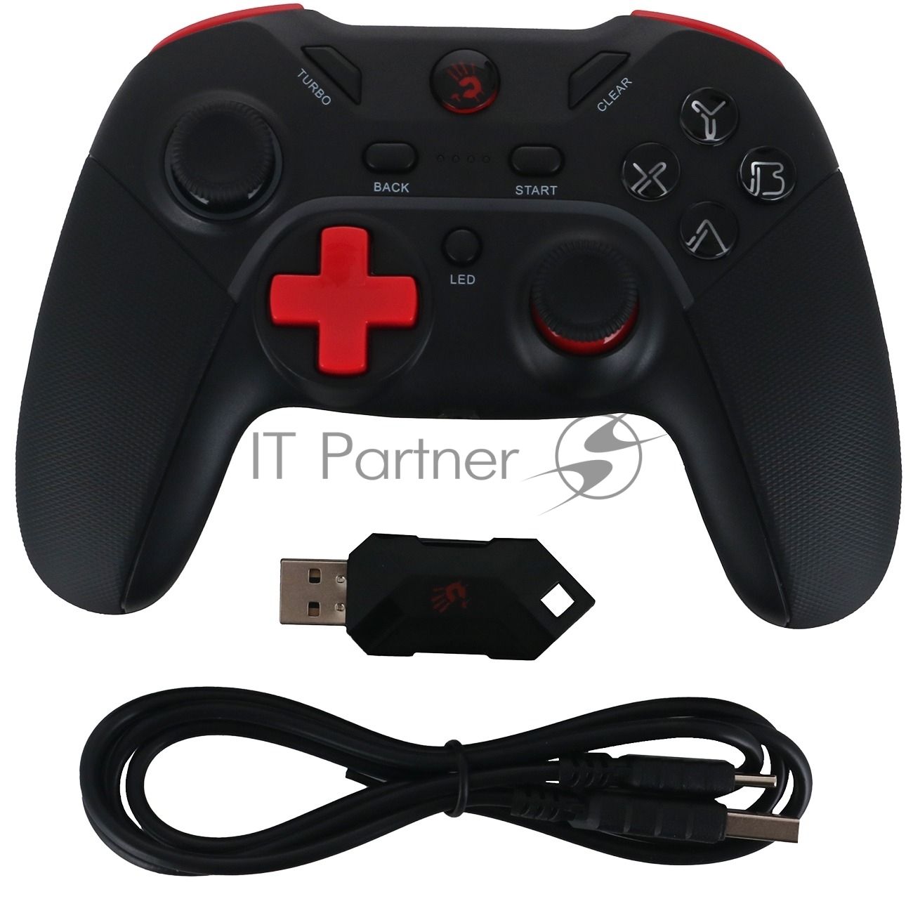 Геймпад A4Tech Bloody GPW70 Sports черный USB Беспроводной виброотдача обратная связь