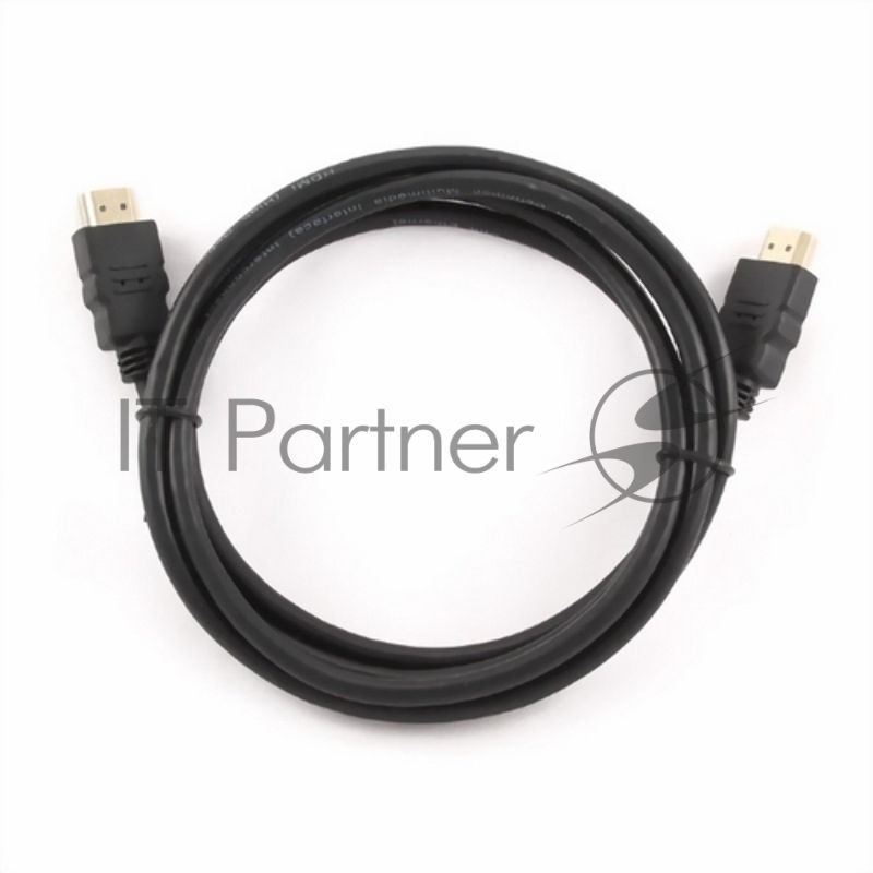 Кабель Cablexpert HDMI CC-HDMI4-0.5M, 19M/19M, v2.0, медь, позол.разъемы, экран, 0.5м, черный, пак