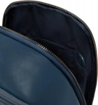 Рюкзак слинг мужской Piquadro Victor CA7174W143/BLU синий натур.кожа Рюкзак слинг мужской Piquadro Victor CA7174W143/BLU синий натур.кожа