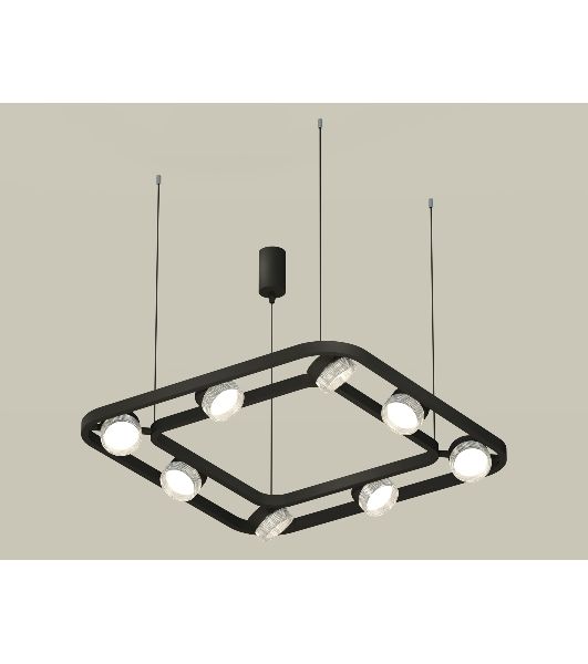 Светильник Ambrella light XB9182200/8 SBK/CL черный песок/прозрачный GX53 (C9182, N8480)