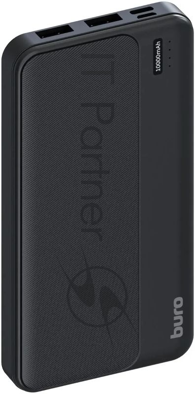 Портативный аккумулятор Buro BPF10A 10000mAh QC3.0/PD3.0 22.5W 2.1A 2xUSB-A/USB-C черный