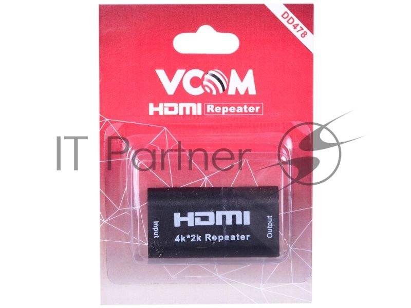 Усилитель (Repeater) HDMI сигнала до 40m VCOM DD478